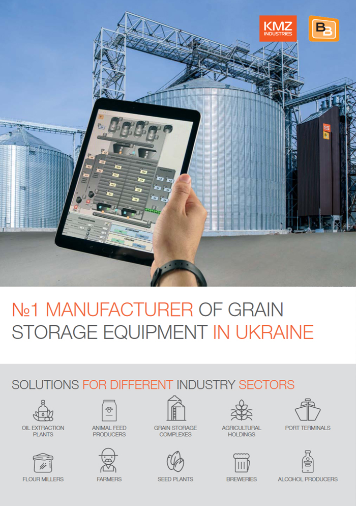 Solutions for different industry sectors from #1 manufacturer of grain storage equipment in Ukraine