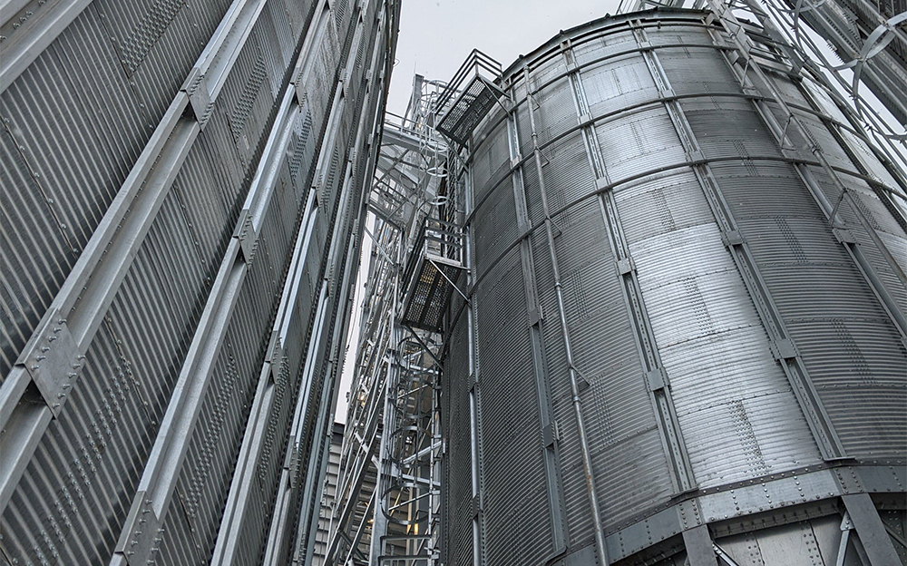 KMZ Industries has completed a large-scale repair of a grain storage complex for a customer  