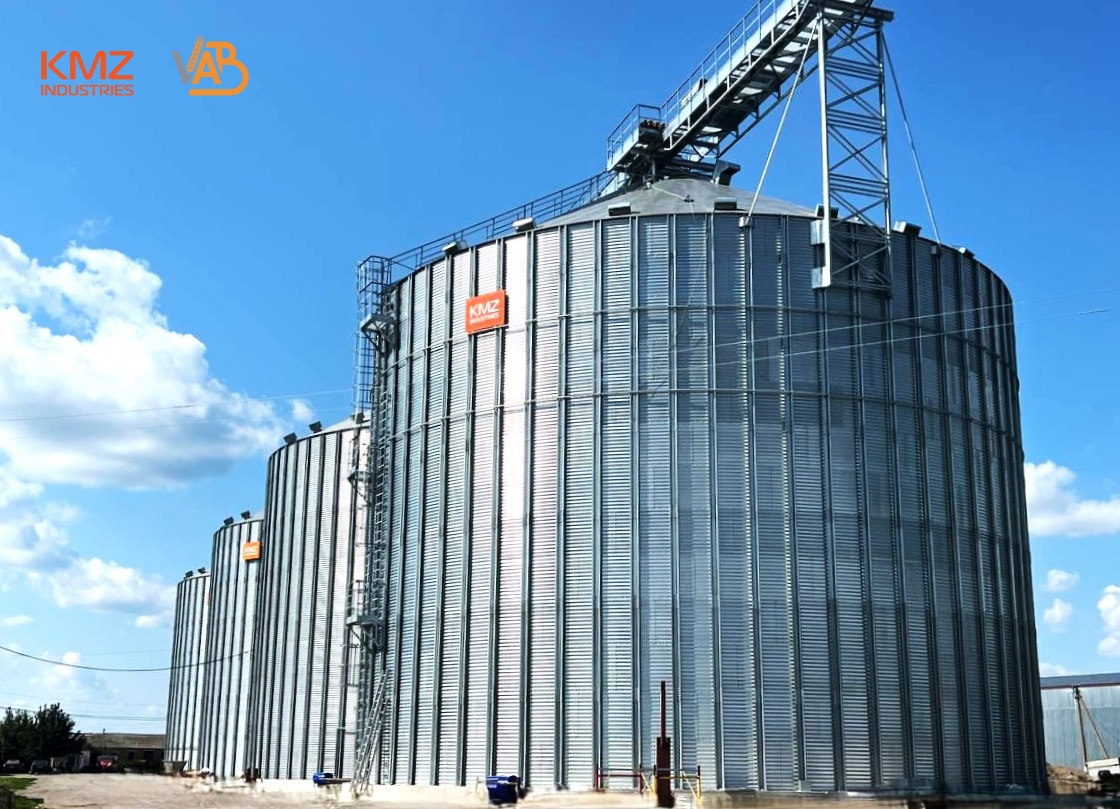 Installation of the Fourth Phase of the “Moya Nadiya” Farm’s Grain Storage Facility in Zhytomyr Region Completed